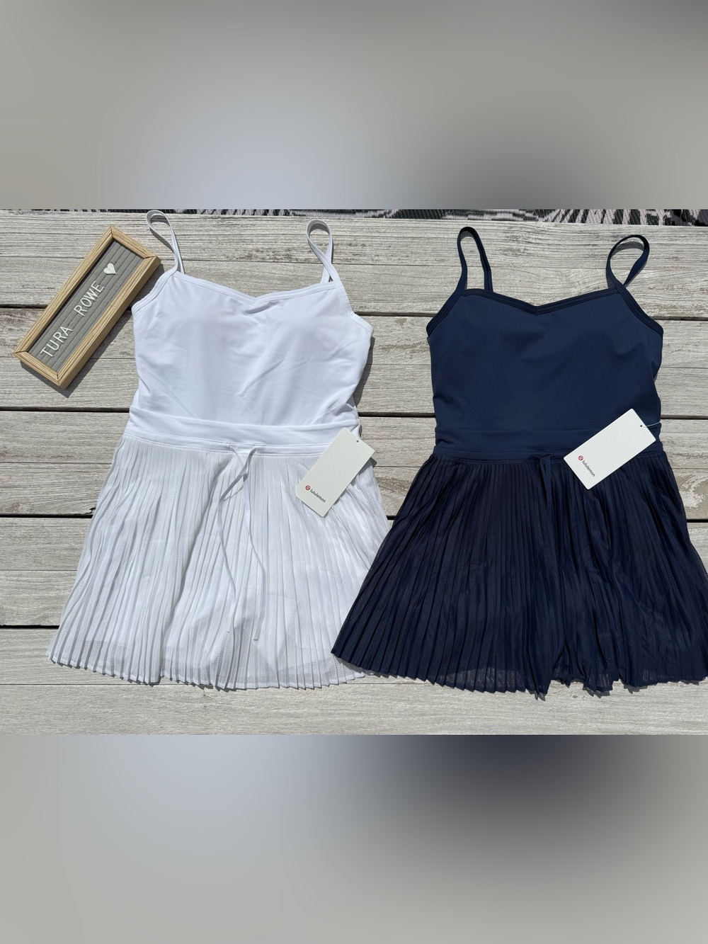 Lululemon Ace Advantage Cutout Tennis Dress Bundle Size Medium NWT 💙🤍